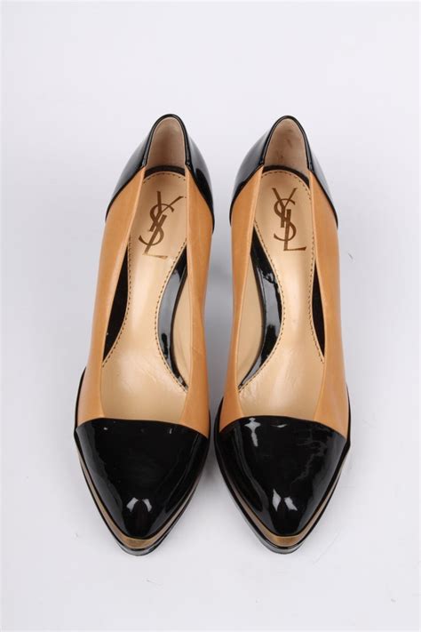 ysl cap toe heels|YSL shoes for sale.